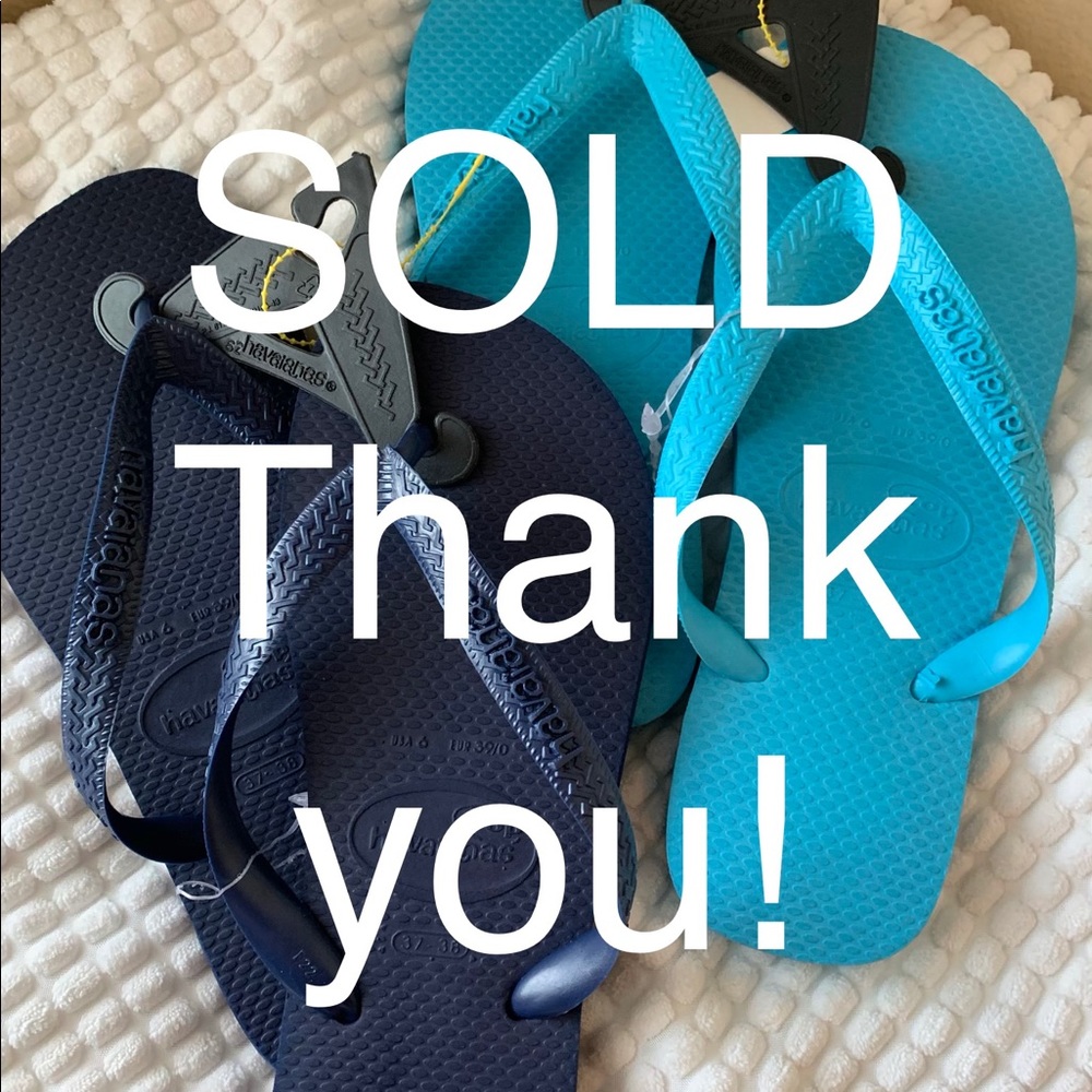 NWT Havaiana’s 2pair Size 6